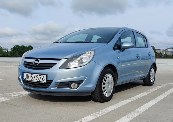 Opel Corsa cena 14600 przebieg: 135000, rok produkcji 2009 z Wrocław małe 379